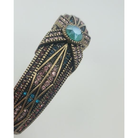 Heidi Daus “Tapered X” Hinged Crystal Bangle Bracelet – Large – NIB - Picture 12 of 17